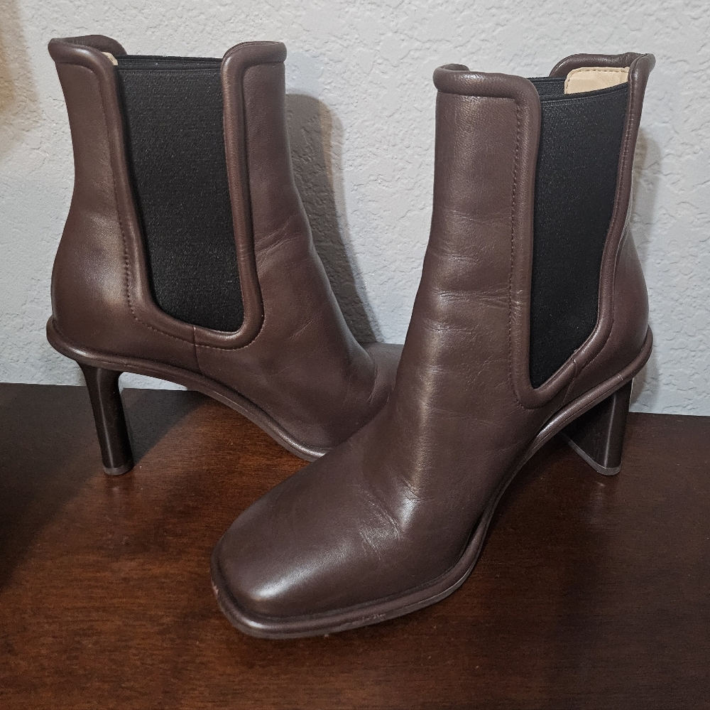 Coach Geneva Heeled Leather Booties - Picture 4 of 7
